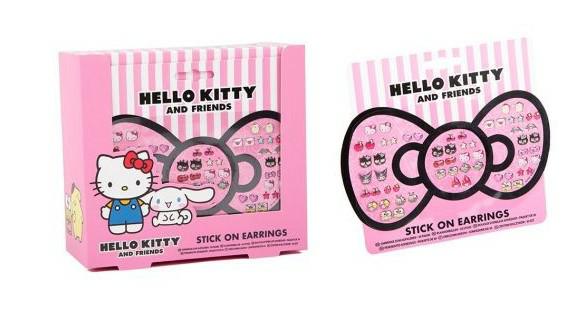 HELLO KITTY R naklejki na uszy, pak.