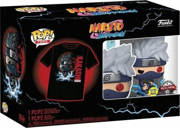 T-SHIRT + POP! NARUTO kakashi S