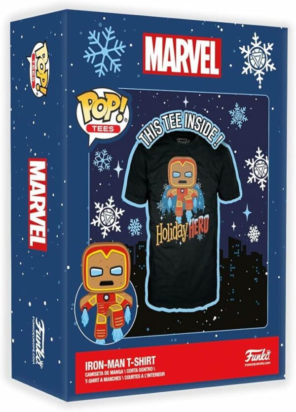 T-SHIRT MARVEL Gingerbread Iron Man