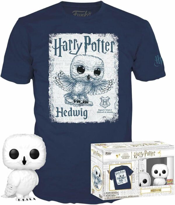 T-SHIRT + POP! HARRY POTTER hedwig L