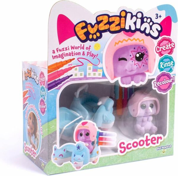 FUZZIKINS skuter z figurką pak.6