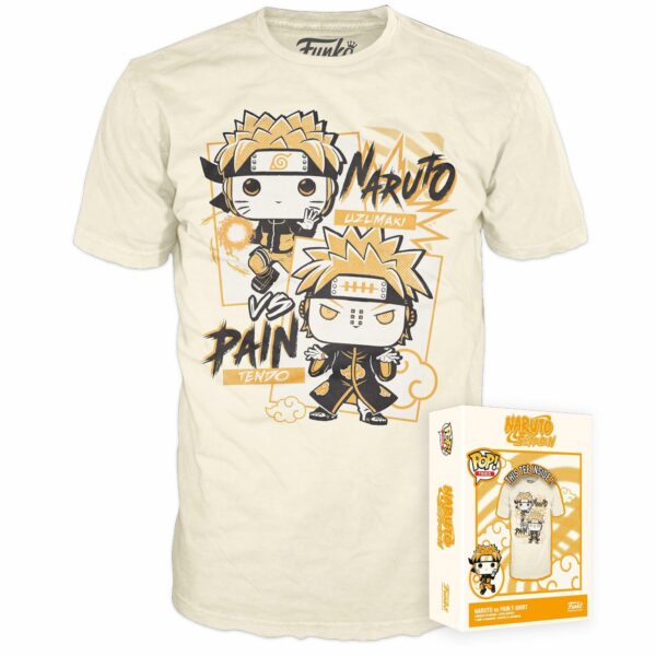 T-SHIRT NARUTO  V Pain doro. M