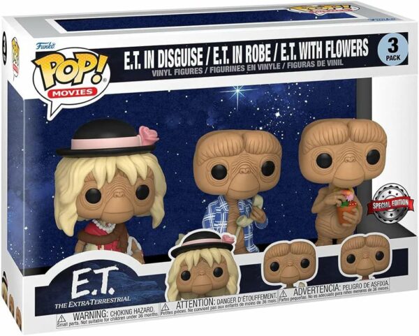 FUNKO E.T. exclusive 3 pack pak.3
