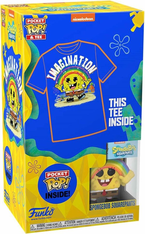 T-SHIRT+ POCKET POP SPONGE BOB sponge