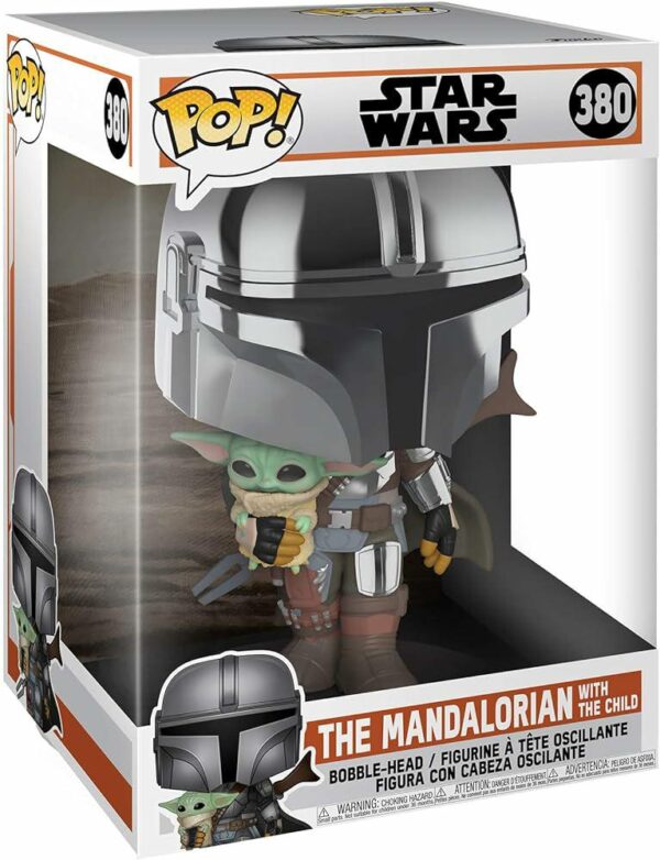 FUNKO JUMBO STAR WARS MANDALORIAN Chrome