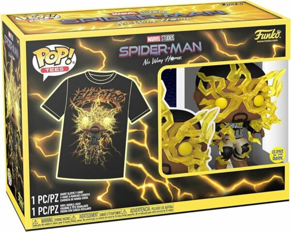 T-SHIRT + POP! SPIDERMAN electro XL