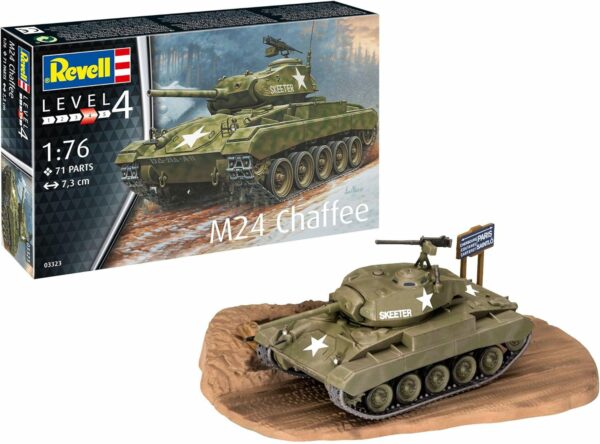 REVELL 1:76 M24 chaffee pak.24
