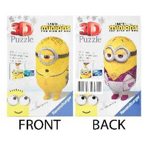 RAVENSBURGER Minionki puzzle 3D 59 el.