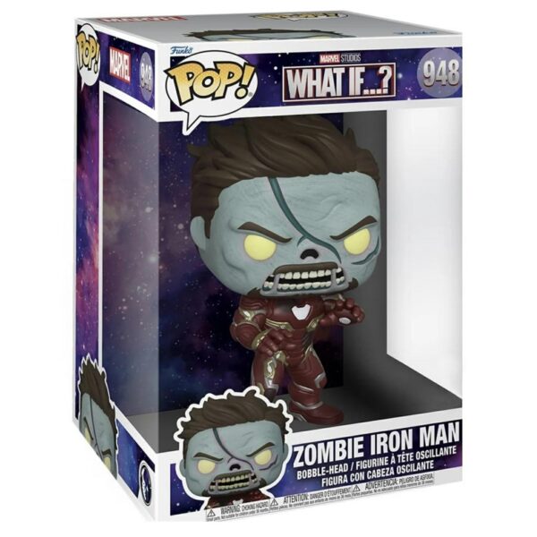 FUNKO JUMBO MARVEL WHAT IF zombie iron