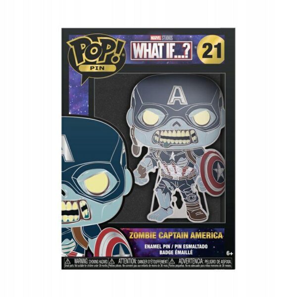 FUNKO PIN ZOMBIE CAPITAN AMERICA