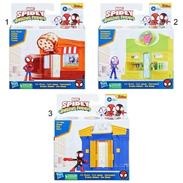 SPIDER-MAN SPIDEY city blocks