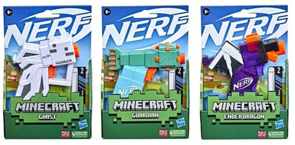 NERF MINECRAFT microshot pak.6