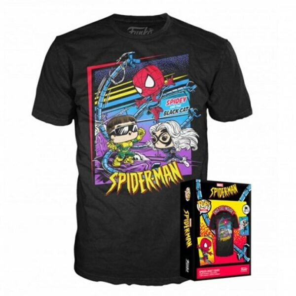 T-SHIRT MARVEL Spidey Cat Doc doro.XL