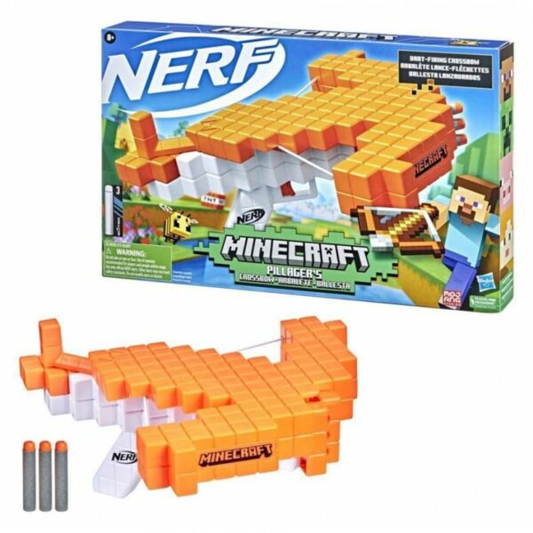 NERF MINECRAFT pilagers crossbow kusza,