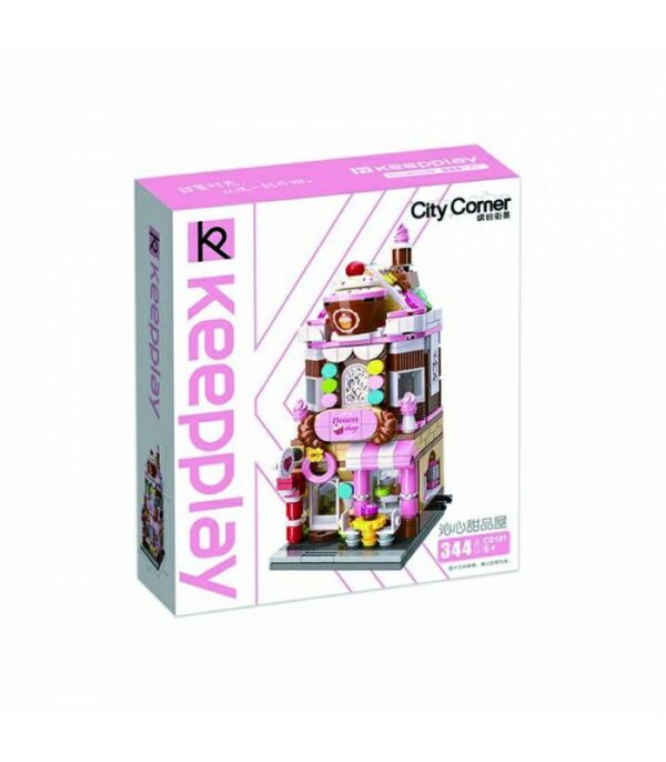keeppley-city-corner-c0101-honey-sweet-dessert-house-qman-building-blocks-toy-set-1 KEEPPLEY klocki kolekcjonerskie DESSERT