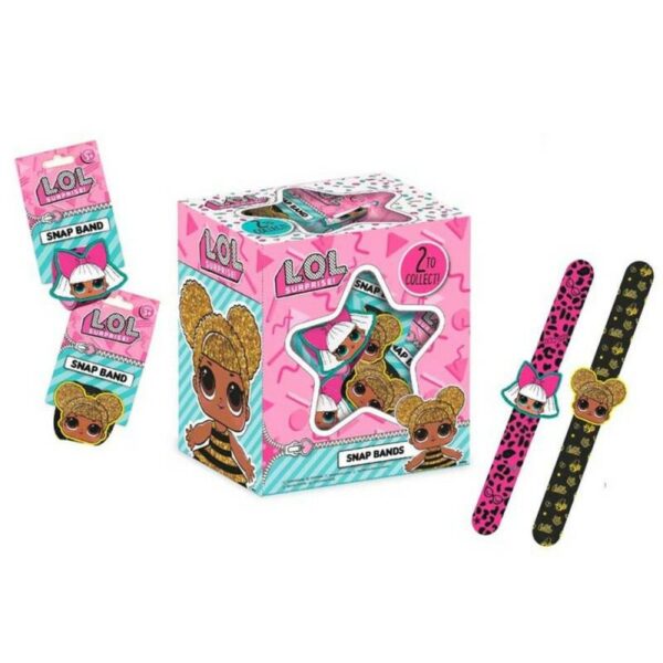 L.O.L. SILICONE SNAP BAND ASS.2, PAK.