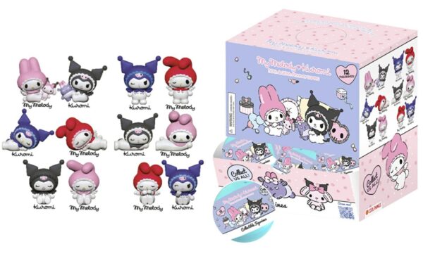 HELLO KITTY  KUROMI & MELODY figurka