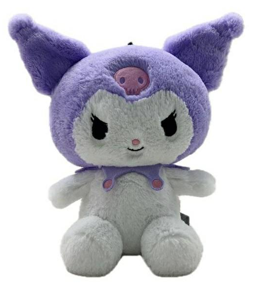 HELLO KITTY 30cm FLUFFY KUROMI plusz